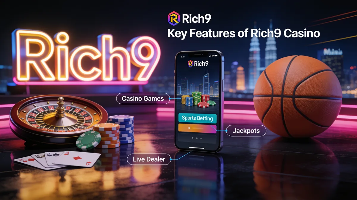 Key Features of Rich9 Casino 🌟 for players in the Philippines